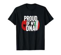 Proud of My DNA Albanian Italian Roots Albania Italy T-Shirt