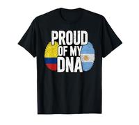 Proud of My DNA Colombian Argentinian Roots Colombia T-Shirt