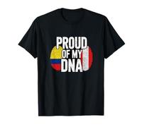 Proud of My DNA Colombian Peruvian Roots Colombia Peru T-Shirt