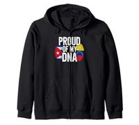 Proud of My DNA Cuban Venezuelan Roots Sweat à Capuche