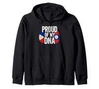 Proud of My DNA Filipino Lao Roots Laos Philippines Sweat à Capuche