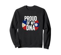 Proud of My DNA Filipino Lao Roots Laos Philippines Sweatshirt
