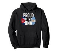 Proud of My DNA Half Argentine Cuban Roots Cuba Sweat à Capuche