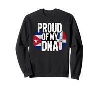 Proud of My DNA Half Cuban Italian Roots Cuba Italy Sweatshirt