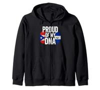 Proud of My DNA Half Puerto Rican Salvadoran Roots Sweat à Capuche