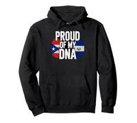 Proud of My DNA Half Puerto Rican Salvadoran Roots Sweat à Capuche