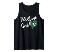 Proud Pakistani Girl Pakistan Flag Pakistani Girlfriend Wife Débardeur