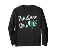 Proud Pakistani Girl Pakistan Flag Pakistani Girlfriend Wife Manche Longue