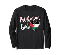 Proud Palestinian Girl Palestine Flag Girlfriend Wife Manche Longue