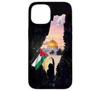 Proud Palestinians Palestiniens Drapeau Al Aqsa Mosque Jérusalem Coque pour iPhone 15