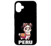 Proud Peruvian Llama Parade: Cultural Peru Pride Souvenir Coque pour iPhone 16 Plus