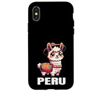 Proud Peruvian Llama Parade: Cultural Peru Pride Souvenir Coque pour iPhone X/XS