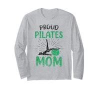 Proud Pilates Mom Mother Lover Mommy Mama Mama Mother's Day Manche Longue