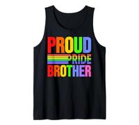 Proud Pride Brother Rainbow Gay Lesbian Child Love & Support Débardeur
