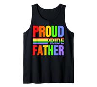 Proud Pride Father Rainbow Gay Lesbian Child Love & Support Débardeur