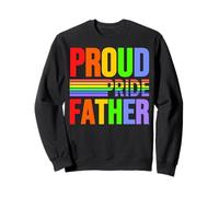Proud Pride Father Rainbow Gay Lesbian Child Love & Support Sweatshirt