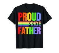 Proud Pride Father Rainbow Gay Lesbian Child Love & Support T-Shirt