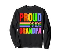 Proud Pride Grandpa Rainbow Gay Lesbian Child Love Support Sweatshirt