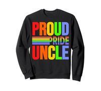Proud Pride Oncle Rainbow, Amour et Soutien pour Les Enfants homosexuels Sweatshirt