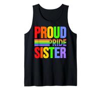 Proud Pride Sister Rainbow Gay Lesbian Child Love & Support Débardeur