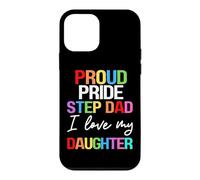 Proud Pride Stepmom J'aime ma Fille, Maman, Fille, Mamans Lesbiennes Coque pour iPhone 12 Mini