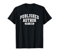 Proud Published Author 2025 Mom Dad Poète Vintage Book Writer T-Shirt