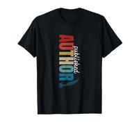 Proud Published Author Mom Dad Vintage Poète Book Writer T-Shirt