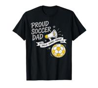 Proud Soccer Dad Drills Games Repeat Megaphone Graphic T-Shirt