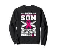 Proud Son Breast Cancer Warrior Family Support Mother Sweatshirt