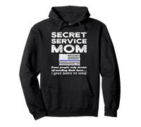 Proud States Secret Service Maman Fils Fille Maman Maman Sweat à Capuche