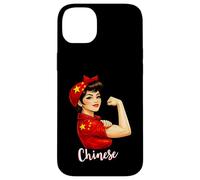 Proud Strong Chinese Girl Woman Girlfriend China Flag Coque pour iPhone 14 Plus