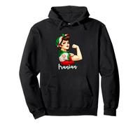 Proud Strong Iranian Girl Woman Girlfriend Iran Flag Sweat à Capuche
