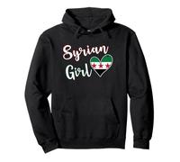 Proud Syrian Girl Syria New Flag Syrian Girlfriend Wife Sweat à Capuche