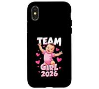 Proud Team Girl Baby Girl 2026 Coque pour iPhone X/XS
