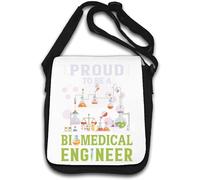 Proud To Be A Biomedical Engineer Chemistry Lab Sac à bandoulière graphique Blanc