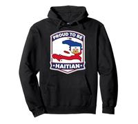 Proud to Be Carte Haïtienne Drapeau Haïti Jour Célébration Fierté Sweat à Capuche