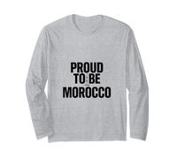 Proud to Be from Morocco | Moroccan Roots | Morocco Identity Manche Longue