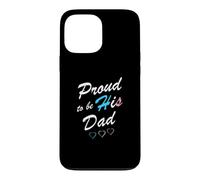 Proud to Be His Dad Transgender Pride Flag Trans Fils Coque pour iPhone 13 Pro Max