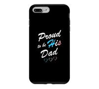 Proud to Be His Dad Transgender Pride Flag Trans Fils Coque pour iPhone 7 Plus/8 Plus