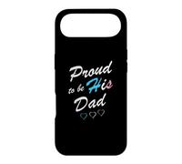 Proud to Be His Dad Transgender Pride Flag Trans Fils Coque pour iPhone Air