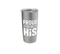 Proud To Be His Gobelet isotherme en acier inoxydable double paroi