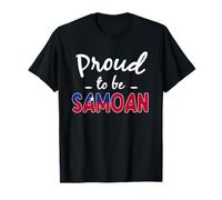Proud to Be Samoan Samoa Drapeau Fierté Polynésie T-Shirt