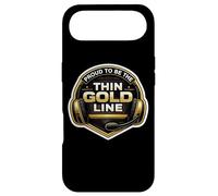 Proud to Be The Thin Gold Line 911 Distributeur d'urgence Coque pour iPhone Air