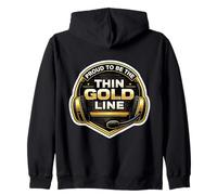 Proud to Be The Thin Gold Line 911 Distributeur d'urgence Sweat à Capuche