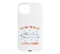Proud to Have A Little Wiener Funny Dachshund Adult Humor Coque pour iPhone 15 Plus