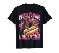 Proud to Have A Small Wiener Funny Dachshund Y2K Graphic T-Shirt