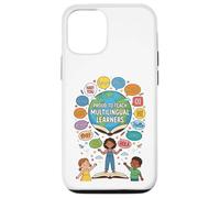 Proud to Teach Multilingual Learners ELL Education Classroom Coque pour iPhone 12/12 Pro