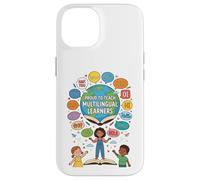 Proud to Teach Multilingual Learners ELL Education Classroom Coque pour iPhone 14