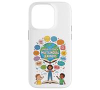 Proud to Teach Multilingual Learners ELL Education Classroom Coque pour iPhone 14 Pro