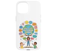 Proud to Teach Multilingual Learners ELL Education Classroom Coque pour iPhone 15